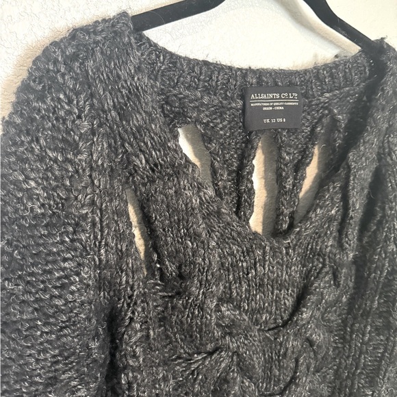 All Saints Sweater w/Cutouts - M/L - Picture 8 of 9